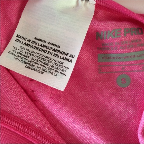 NIKE PRO DRI FIT RACERBACK COMPRESSION TANK TOP SMALL - Picture 8 of 8